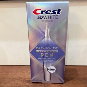 NWT Crest 3D White Easy to use Whitening Pen -